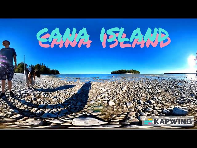 Full 360° Views Walking Across to Cana Island From Door County Wisconsin