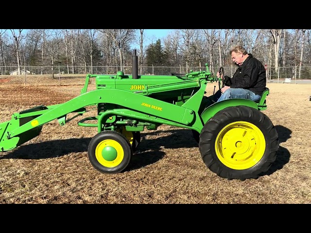 Lot 71- John Deere M with Loader - Tractor Brown's Museum Auction