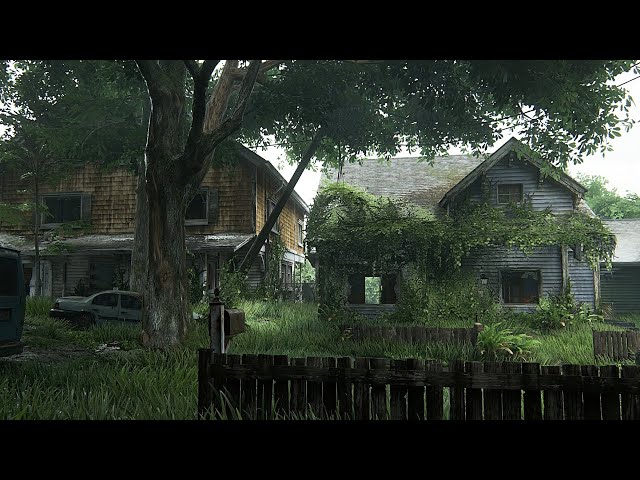 The Last of Us 2 (PS5 4K) Ambience - The Silent Neighbourhood