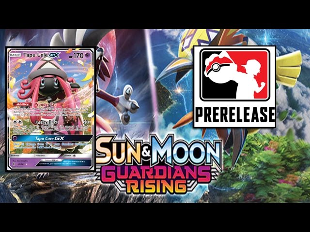 POKEMON GUARDIANS RISING!!! WINNING MY PRE-RELEASE! Awsome Pulls And Prizes!