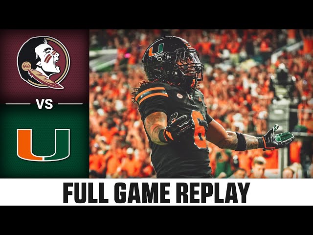 Florida State vs. Miami Full Game Replay | 2024 ACC Football