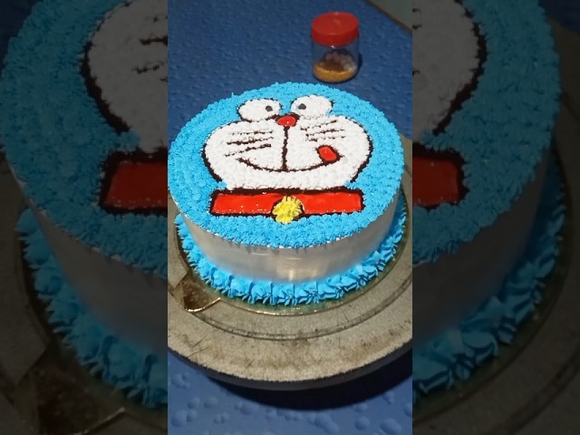 Cake Decorating Ideas ☺️ #cake #ytshorts #shortsfeed #doraemon