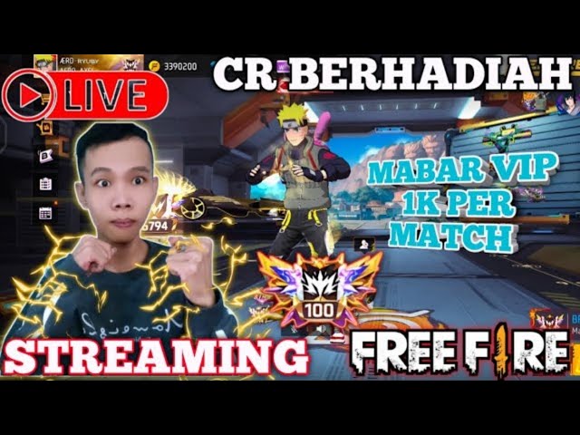 LIVE FF CR BERHADIAH 💎 LANGSUNG ISI ‼️PUSH GRANDMASTER