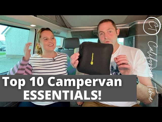 Top 10 Campervan ESSENTIAL Accessories for Beginners with our VW California Ocean