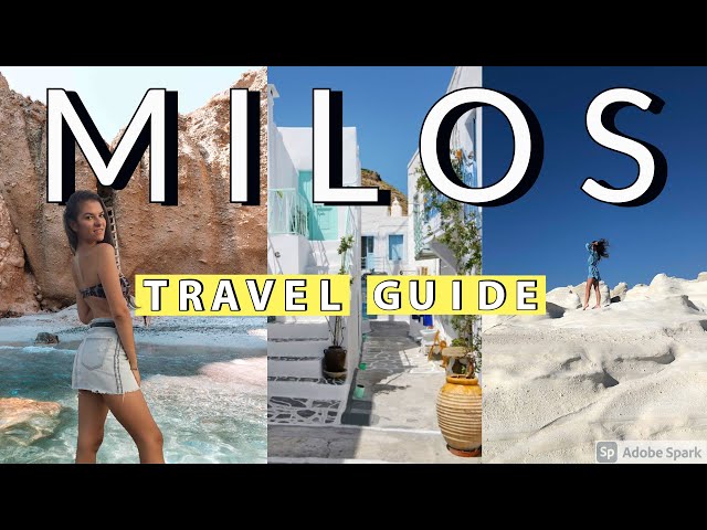 WHAT TO DO IN MILOS GREECE - TRAVEL GUIDE TO #MILOS 🇬🇷