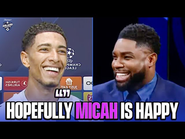 Jude Bellingham banters Micah and Carragher after Real Madrid win | UCL Today | CBS Sports Golazo