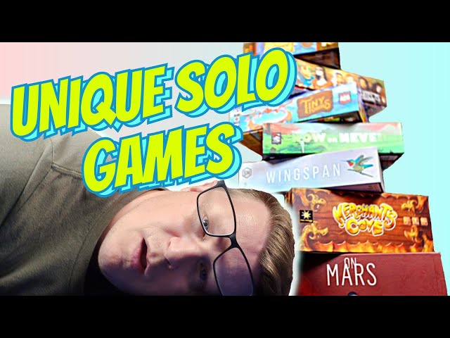 Amazing SOLO Board Games You Never Knew Existed !!!