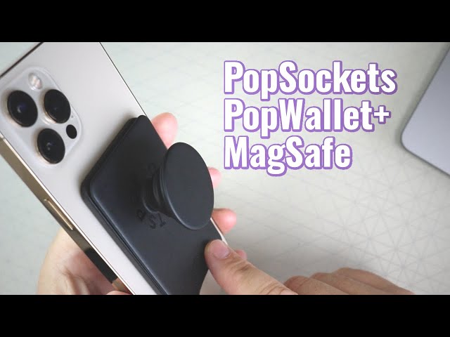 PopSockets PopWallet+ MagSafe Card Wallet for the iPhone 12/13 Pro and Max