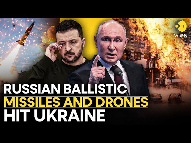 Russia Ukraine War: Russian Ballistic Missiles And Drones Hit Ukraine | Kyiv News | WION LIVE