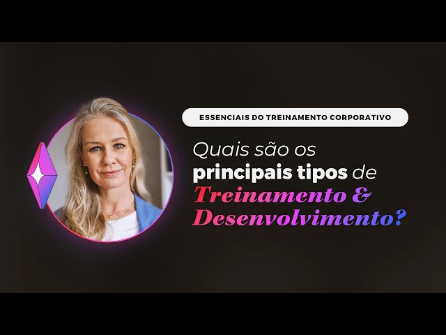 Quais são os principais tipos de Treinamento e Desenvolvimento?