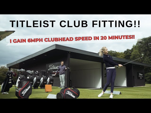 I GAIN 6MPH in DRIVER CLUBHEAD SPEED IN 40 Minutes?! CLUB FITTING WITH TITLEIST TSr WOODS!!!