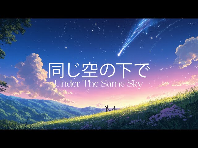 🎧 under the same sky 🌌☁️ - anime peaceful music for study and relaxation