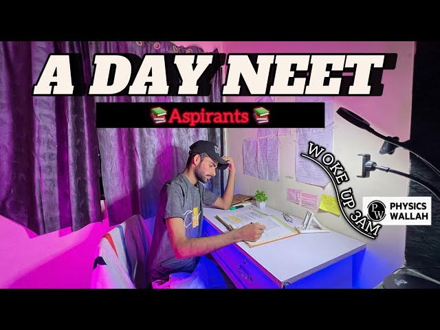 3:AM ☀️Study Routine Day of Neet Aspirants Life 📚 |Morning to Night Study | Study Vlog India |