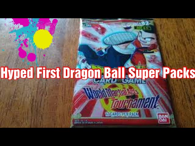 Opening Two Packs of Dragon Ball Super World Martial Arts Tournament