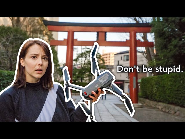 Drone flying etiquette in Japan - Don't be stupid, guys.