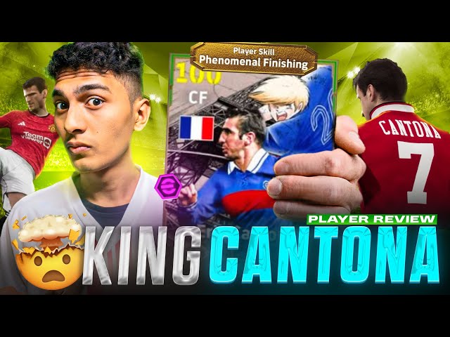 105 GOAL KING CANTONA IS A BEAST🔥 | COMPLETE STRIKER OF GAME🤯 | CRAZY AGGRESSION🥵 | BULLET BANGERS🫡