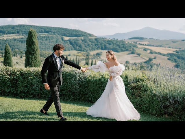 OUR WEDDING VIDEO Tuscany Italy | Vicky Justiz Wedding Video | Wedding Vlog