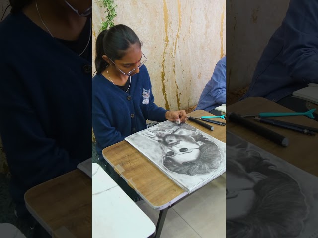 Beginner Sketching classes | Student works #shorts #sketching #shikhasketching