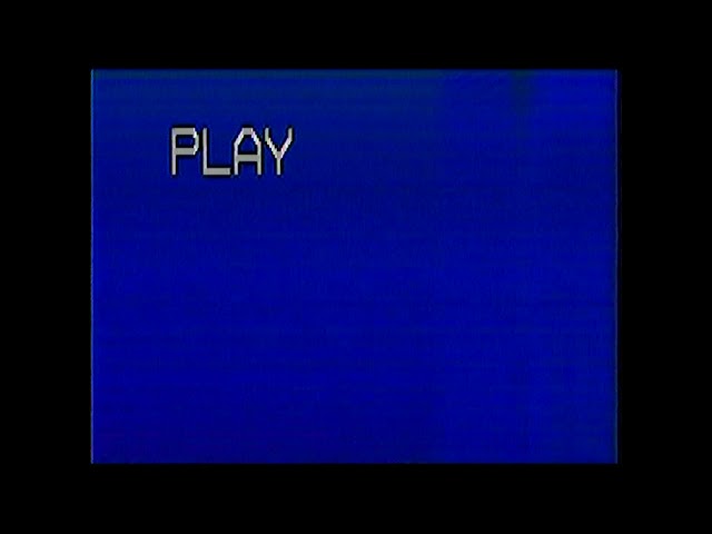 Vhs video starts / VHS Play- Free video with blue background