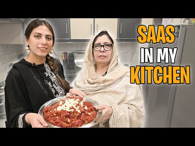 Saas First Time Ayi Mere Kitchen Mein l Saas Ke Sath Gupshup Lagai l Kitchen With Amna