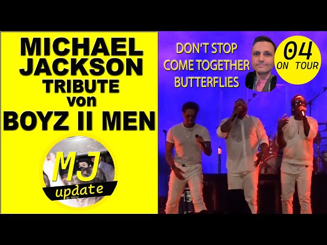 MJ Update on Tour | Boyz II Men: Michael Jackson Tribute - Don't Stop Til You Get Enough | 2024