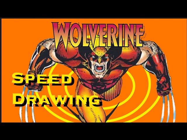 WOLVERINE BROWN SUIT SPEED DRAWING