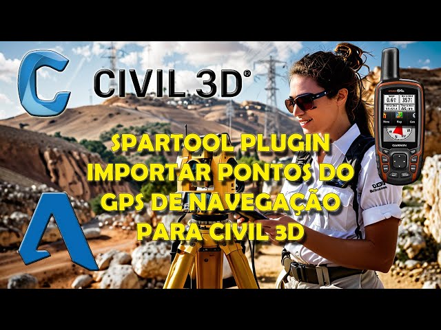 SPARTOOL PLUGIN  IMPORTAR PONTOS DO GPS DE NAVEGAÇÃO