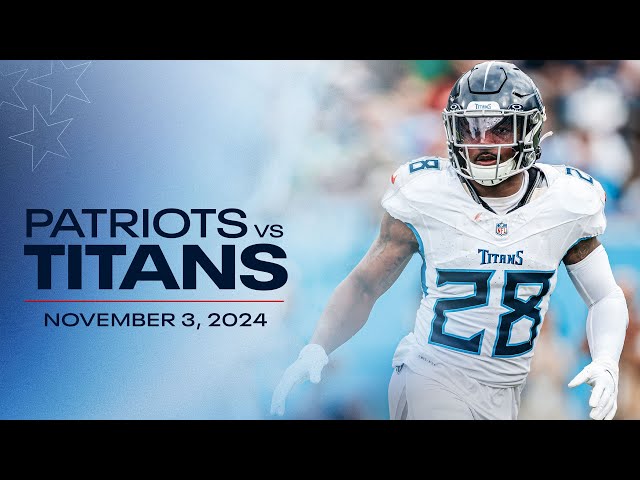 Patriots vs. Titans Week 9 | Hype Video