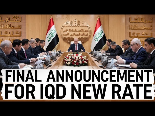 💥 FINAL ANNOUNCEMENT: Iraqi Dinar NEW RATE Confirmed! 🚀 | Iraq Dinar News Today 2025