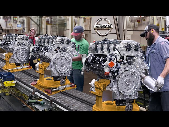 Inside Best Nissan Factory Producing Powerful Engines From Scratch - Production Line