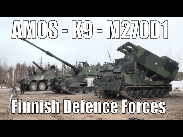 Finnish Army Equipment 2024: AMOS Mortar Launcher - K9 Moukari - M270D1 MLRS - TYTKA21