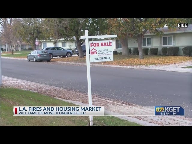 LA fires and housing market: Will families move to Bakersfield?