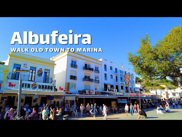 🇵🇹 Albufeira Beauty: Walk from Old Town to Marina - 4K