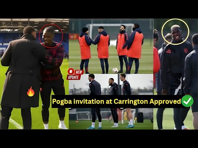 ✅Perfect TIMING👏🔥Pogba Carrington training invitation Approved 💯Ruben Amorim urged to have him there