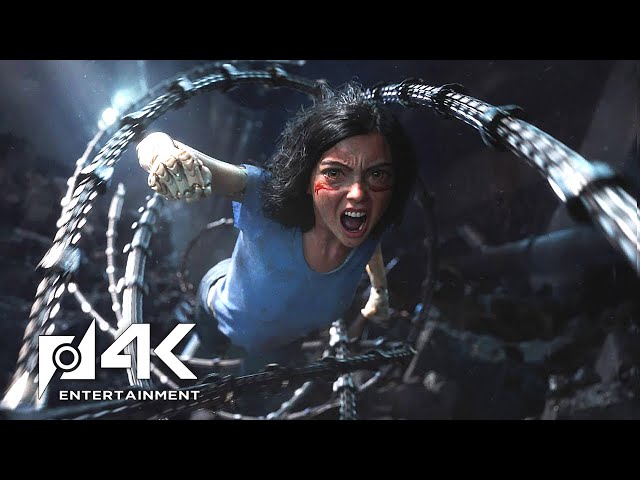 Alita: Battle Angel - Alita vs Grewishka Underworld Fight