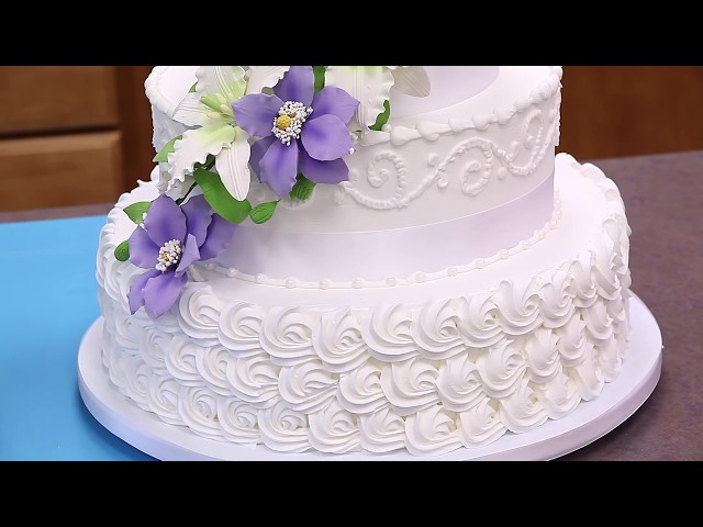 How To Make Your Own Buttercream Wedding Cake | Part 1 | Global Sugar Art