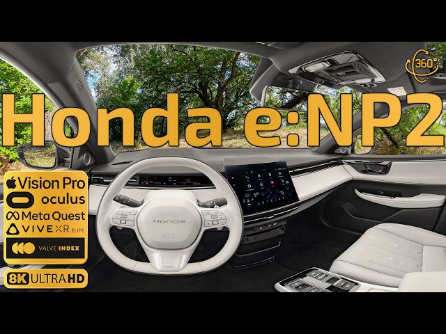 Interior Honda e:NP2 2024 Advanced Edition 🚗🔋🔄✨ 360° freedom. You choose where to look.