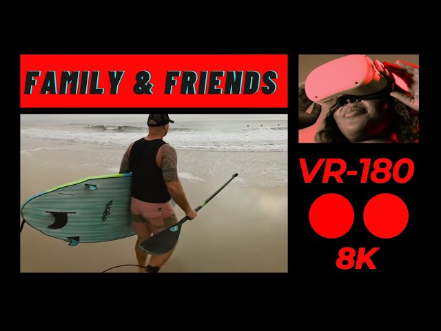 [VR180 8K Friends] Ryan Goes Surfing - Ocean City 2023