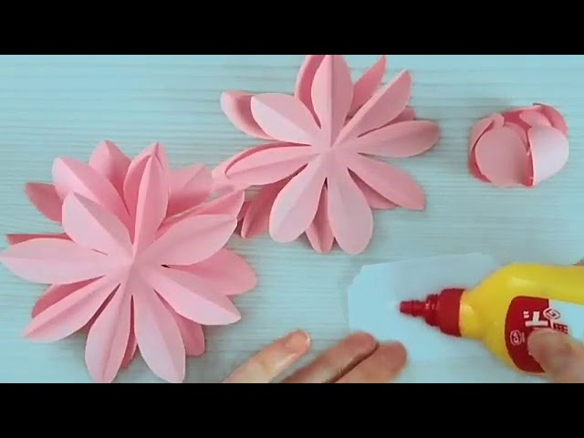 How to Make Beautiful Paper Flower Tutorial Paper Flowers DIY