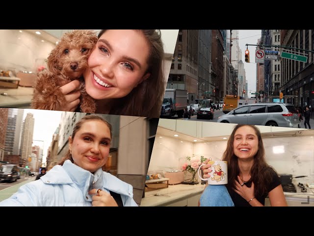 cozy nyc vlog | my new puppy, self-love, friends and my home.