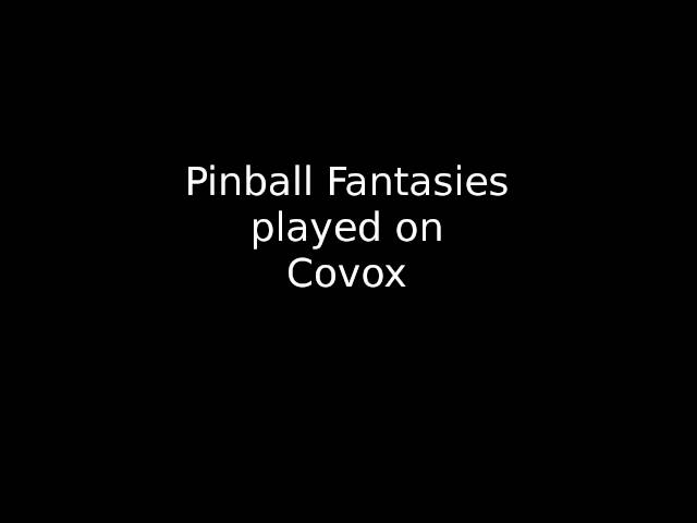 Pinball Fantasies played on various sound cards