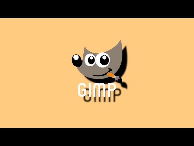 How to make gimp logo with shadow