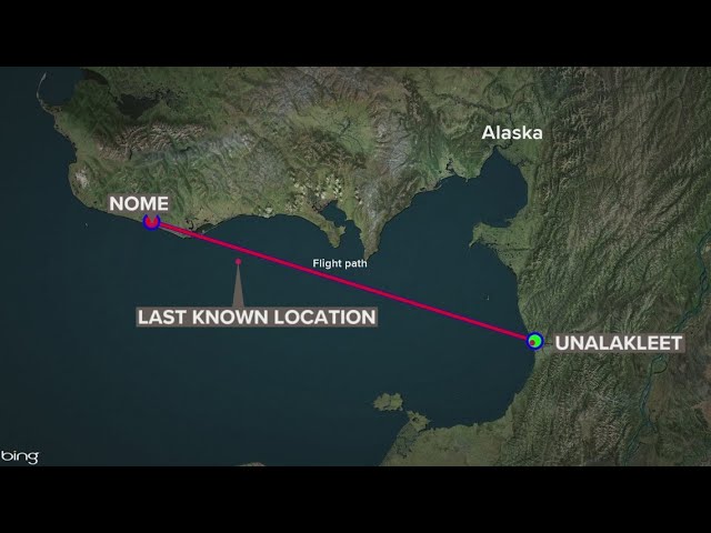 Plane with 10 people on board goes missing in Alaska