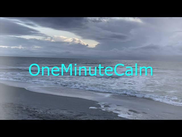 One Minute Calm | Calming Waves 14 | Mindful Meditation | Find what inspires you.