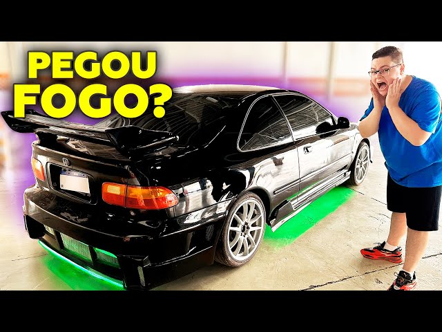 MEU CIVIC QUE PEGOU FOGO VOLTOU? HONDA DO VELOZES E FURIOSOS!