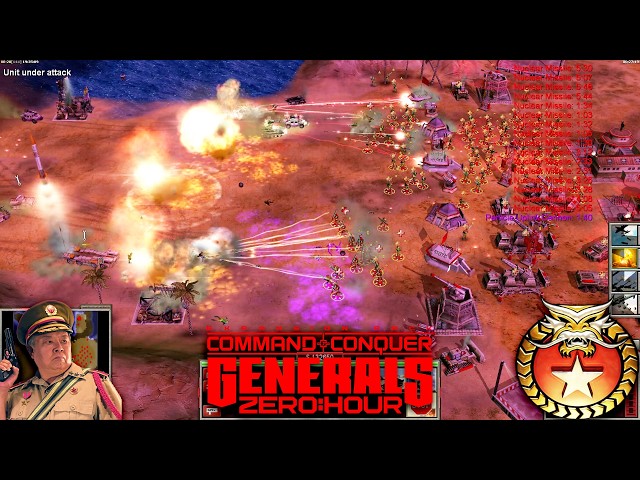 Infantry 1vs7 Random Generals | Command & Conquer Generals Zero Hour