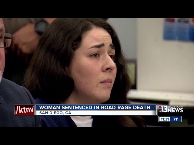 Woman breaks down in court when sentenced for deadly road rage incident