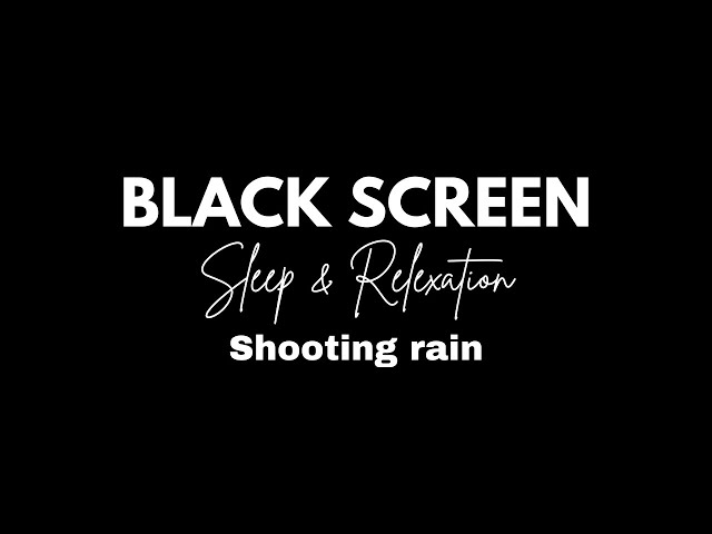 Live | Heavy Rain and Thunder Sounds for Sleeping - Black Screen | Thunderstorm Sleep Sounds | Live