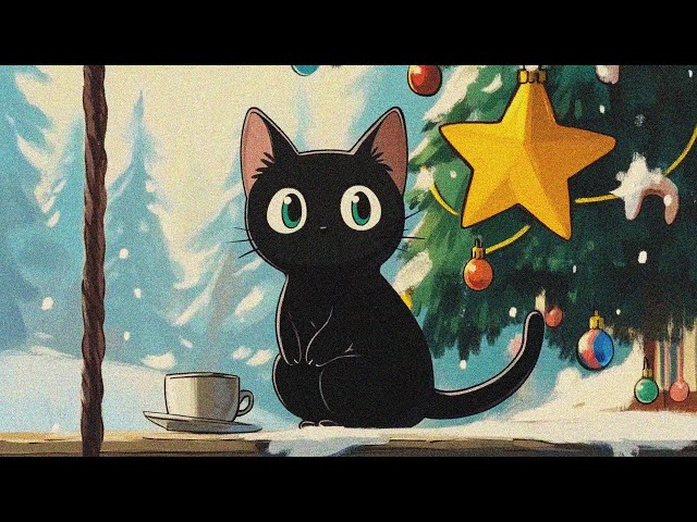 jazzy cat 🐈 lofi hiphop chill mix | beats to dream about Christmas