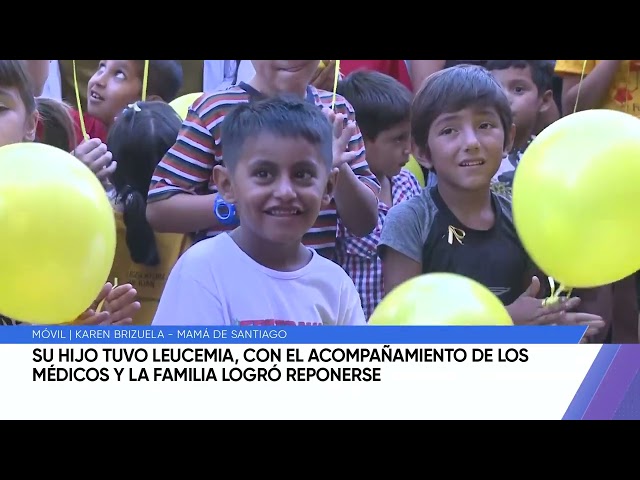 La historia de Santiago, el pequeño que después de dos años pudo superar el cáncer